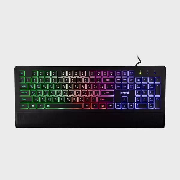 کیبورد سیم دار بیاند مدل BK-7210 RGB مشکی