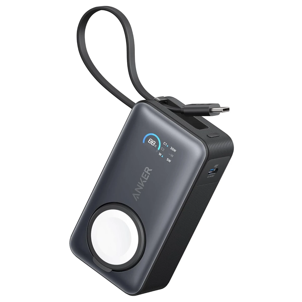 پاوربانک وایرلس انکر مدل ANKER A1657H11 10000mAh 30W مشکی