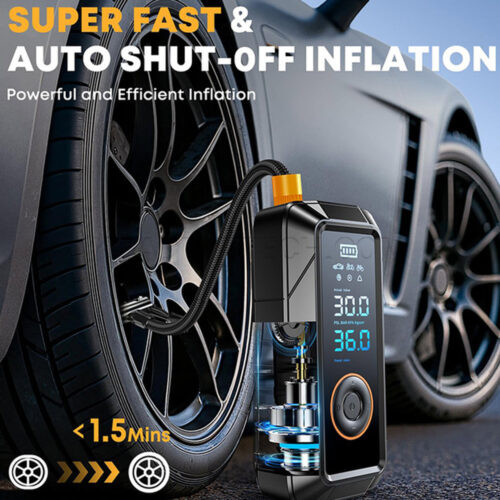 پمپ باد پرتابل مدل Portable Air Pump PL01 مشکی