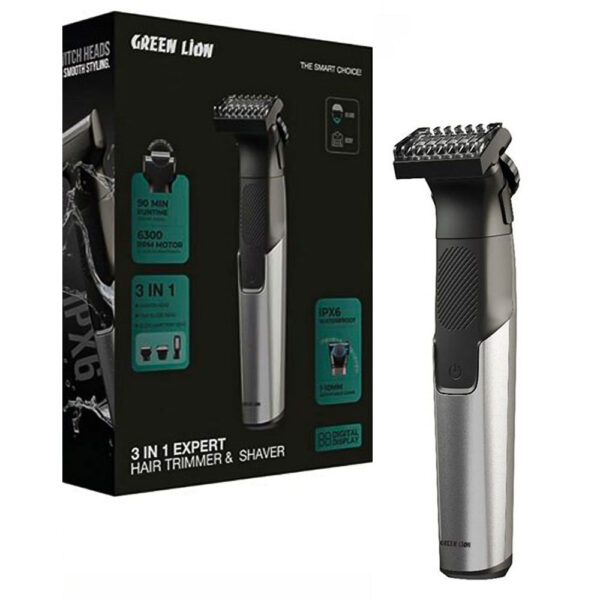 ماشین اصلاح گرین لاین مدل GREEN LION GNTM50TMXPTGY EXPERT 3 in 1
