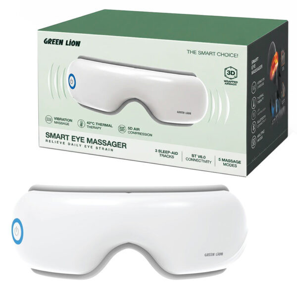 ماساژور چشم گرین لاین مدل GREEN LION GNEYEMSG41WH Smart Eye Massage سفید