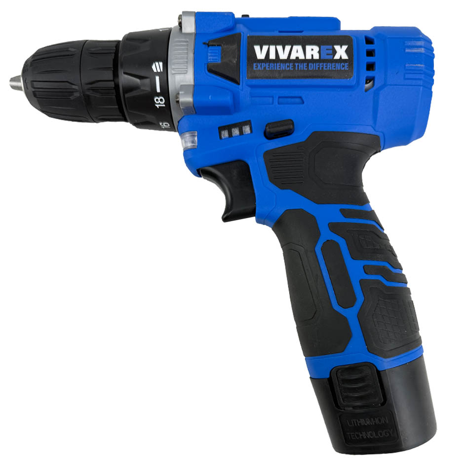 دریل شارژی ویوارکس مدل VR1215V-2B ظرفیت ۱۲ ولت با ۲ باتری