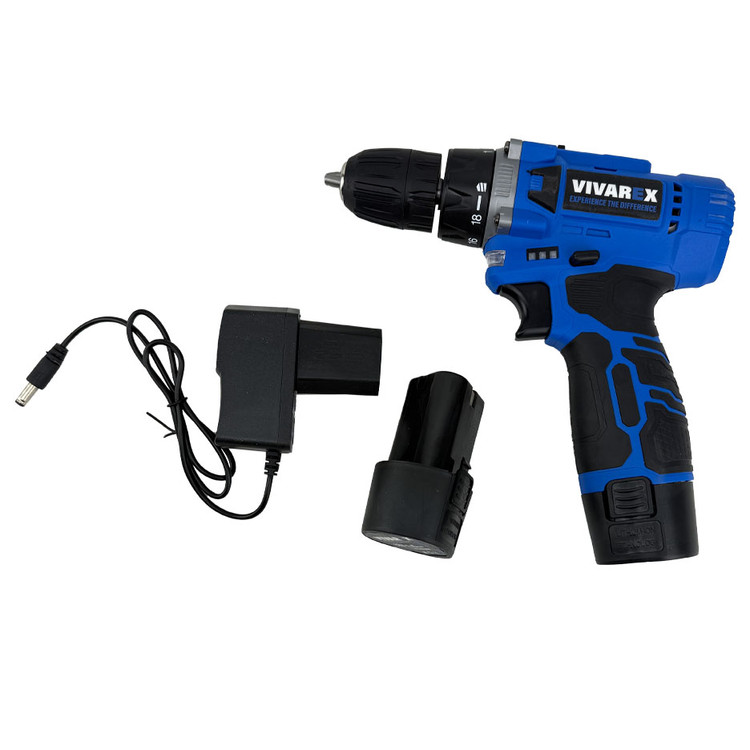 دریل شارژی ویوارکس مدل VR1215V-2B ظرفیت ۱۲ ولت با ۲ باتری