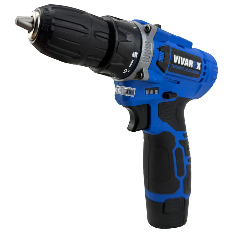 دریل شارژی ویوارکس مدل VR1215V-2B ظرفیت ۱۲ ولت با ۲ باتری