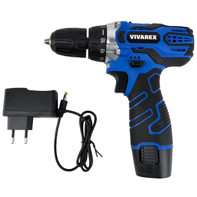 دریل پیچ گوشتی شارژی 12ولت تک باتری ویوارکس مدل VR12V-1C