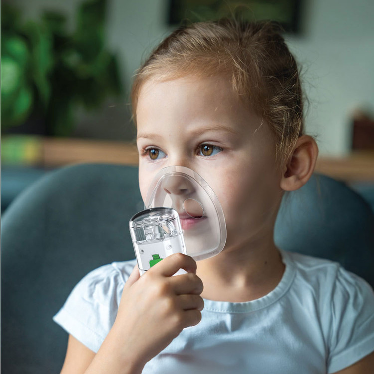 دستگاه بخور دارویی(نبولایزر) قابل حمل گرین لاین مدل GREEN LION GNPORNEBUWH NEBULIZER PRO