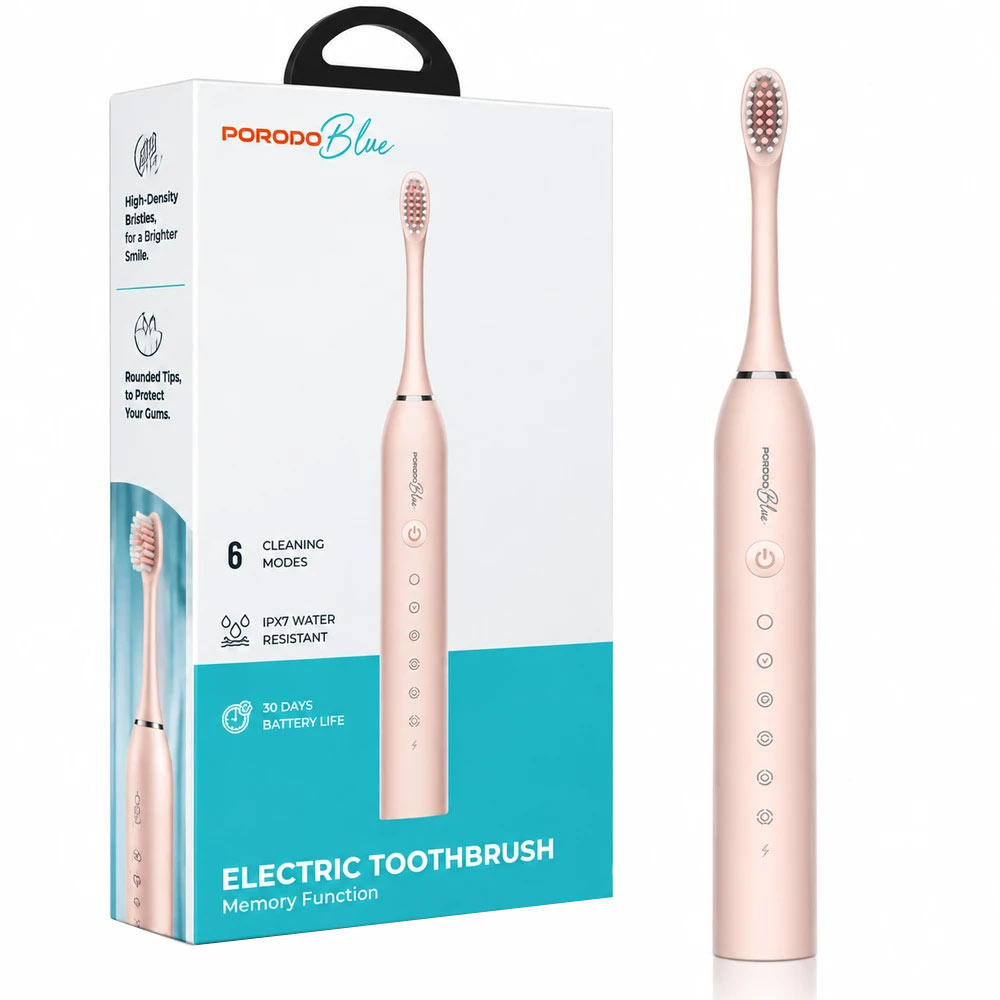 مسواک شارژی پرودو مدل PORODO PBZDX3PK Toothbrush with Memory Function