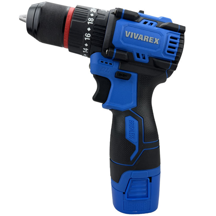 دریل شارژی ویوارکس مدل VR1608-BLX ۱۶ ولت با دو باتری اتوماتیک